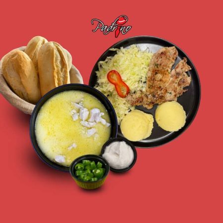 Ciorba radauteana ceafa de porc cu piure de cartofi si salata de varza